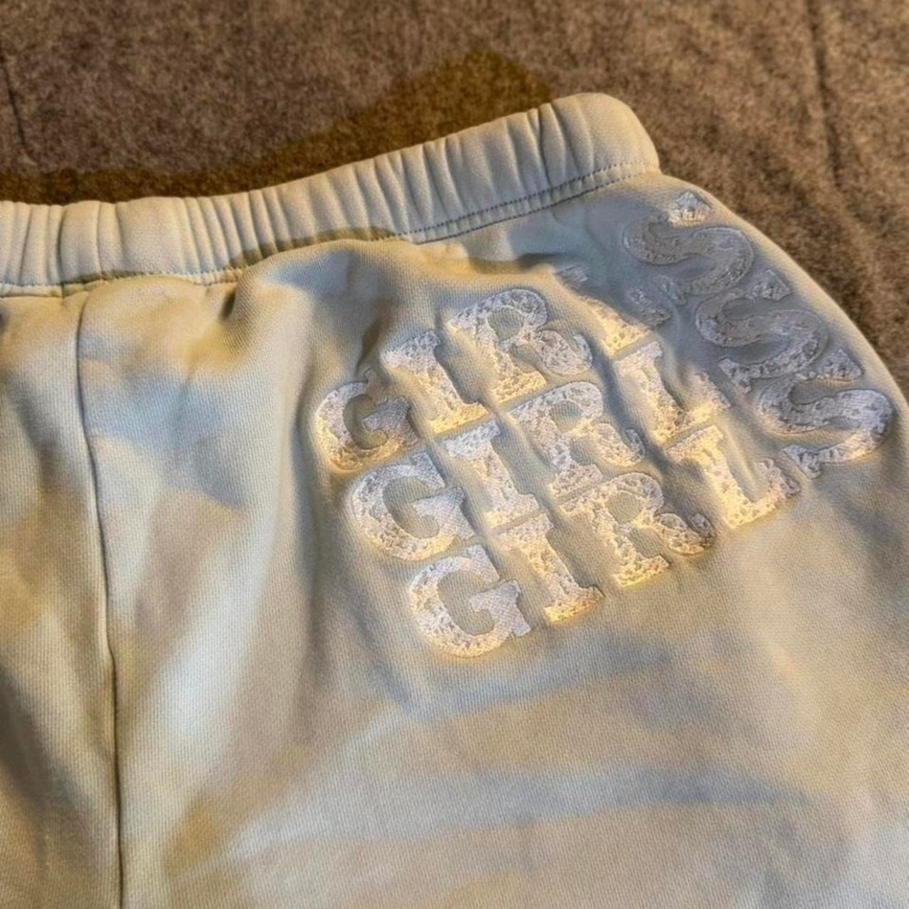 GRLFRND‎ Girls Girls Girls Sweatpants Mint Green Cotton Joggers Size L